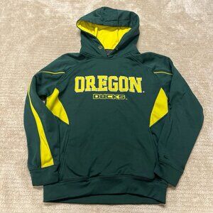University of Oregon Ducks Hoodie Adult Size S Long Sleeve Pullover Green